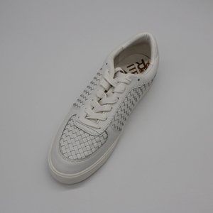 Sam Edelman Ivory Woven Sneakers